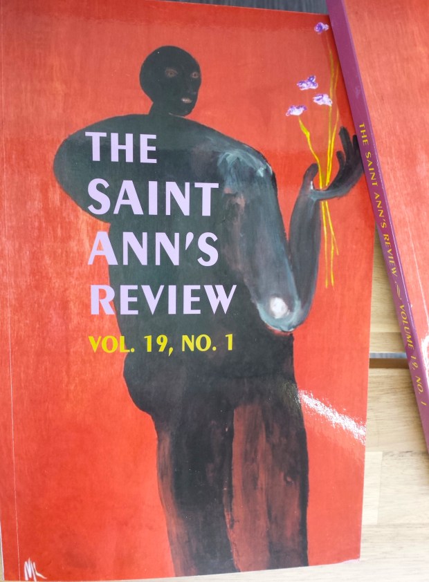 Cover of "The Saint Ann's Review" (a literary journal).